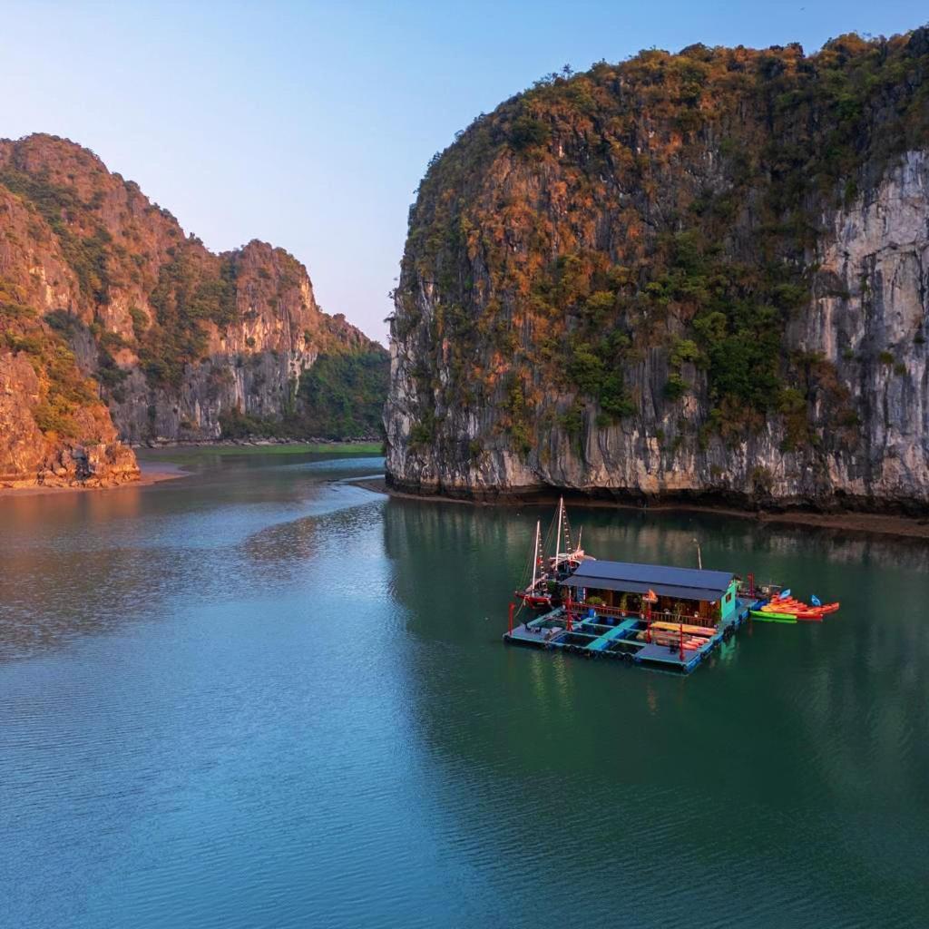 Chan Chau Eco Floating Farm Stay Cai Beo מראה חיצוני תמונה